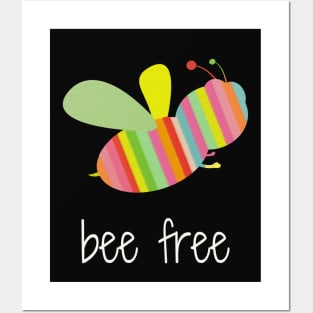 bee free Posters and Art